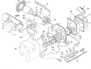 Riello RDB burner 50or70